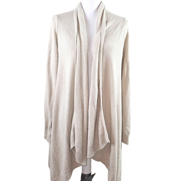 MICHAEL MICHAEL KORS Linen Fly Away Sweater Cardigan in S/M - Picture 1 of 7